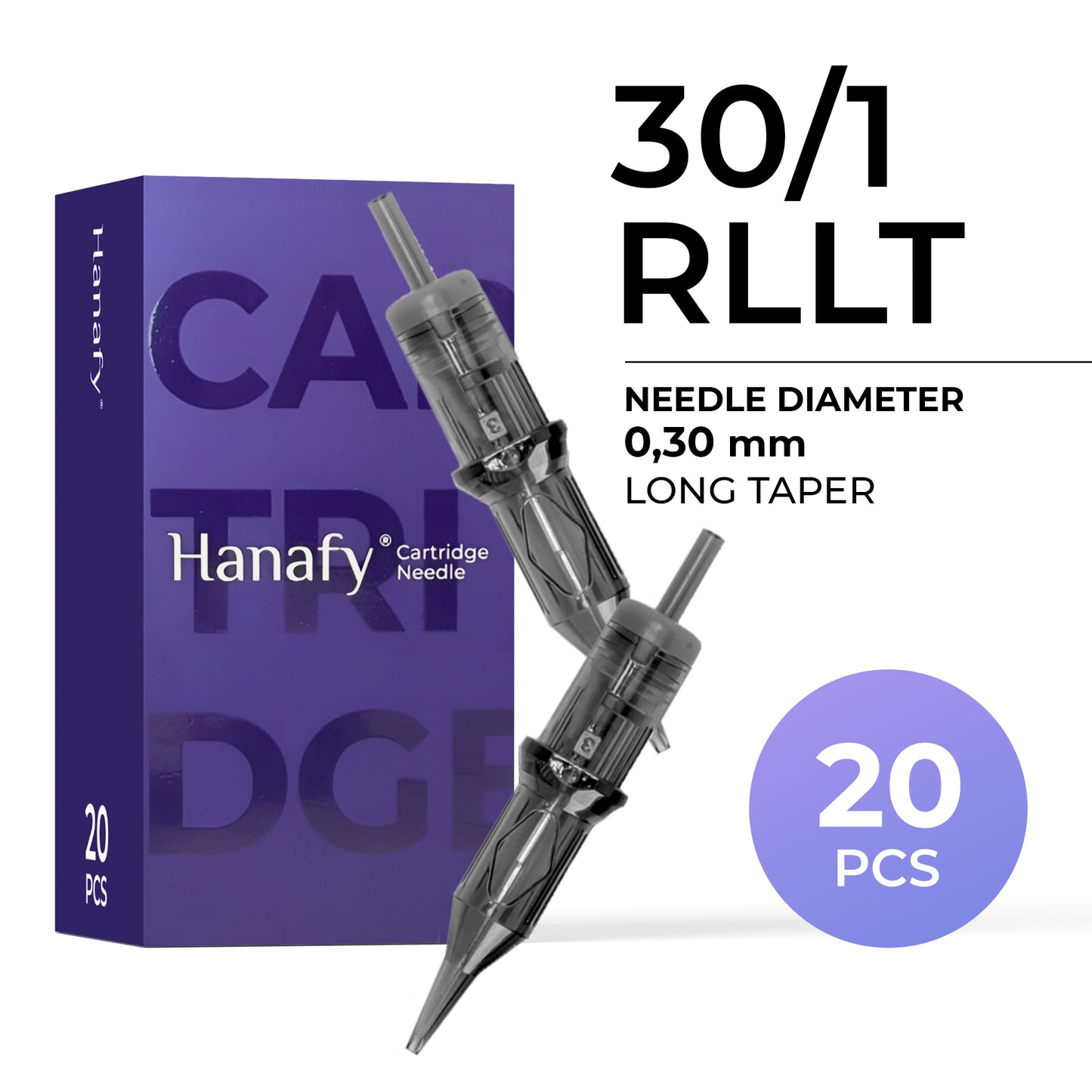 HANAFY 30/1 RLLT Cartridge Kits (20 pcs)