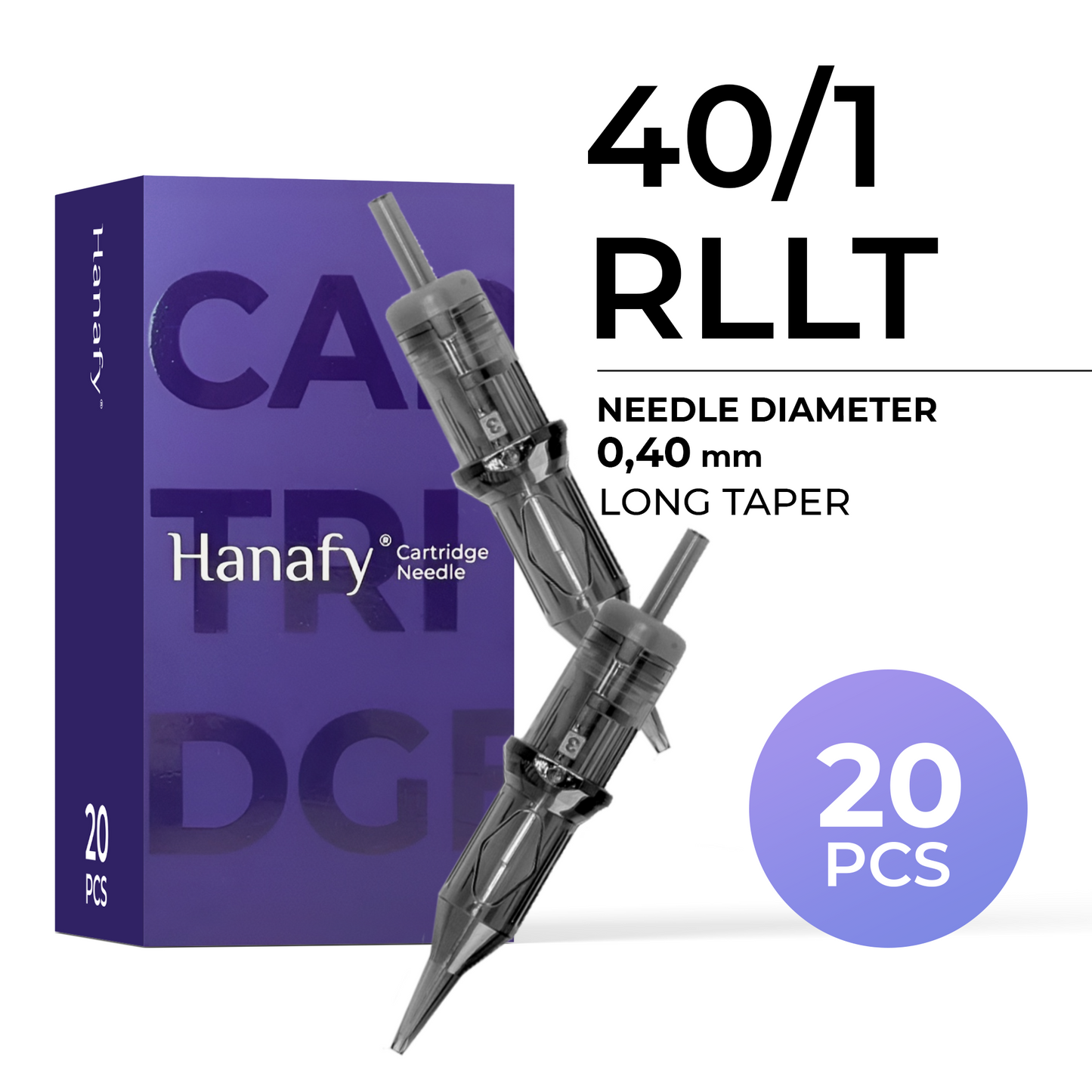 HANAFY 40/1 RLLT Cartridge Kit (20 pcs):