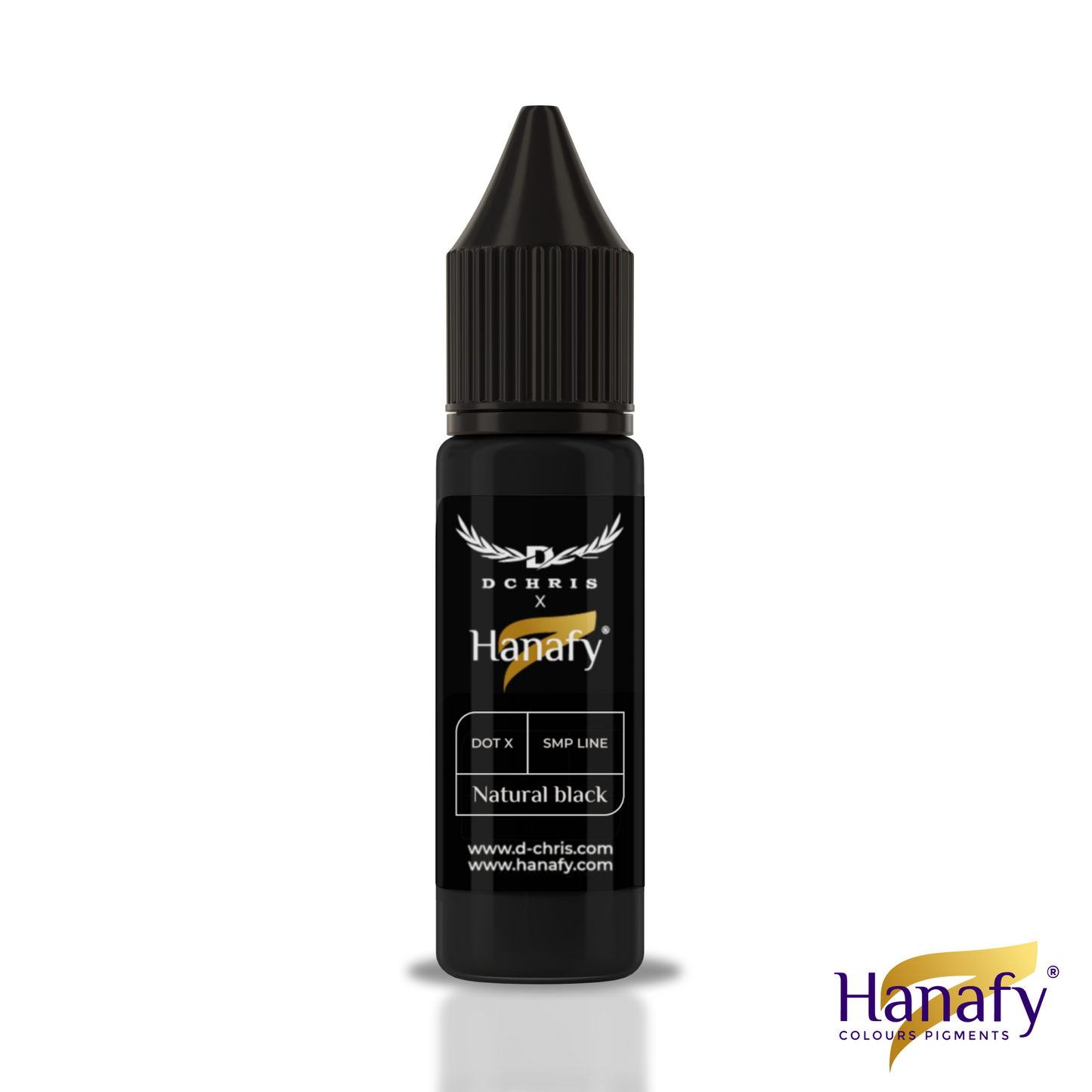 Pigment for SMP DOT.X by D.Chris №1 Natural Black, 18 ml